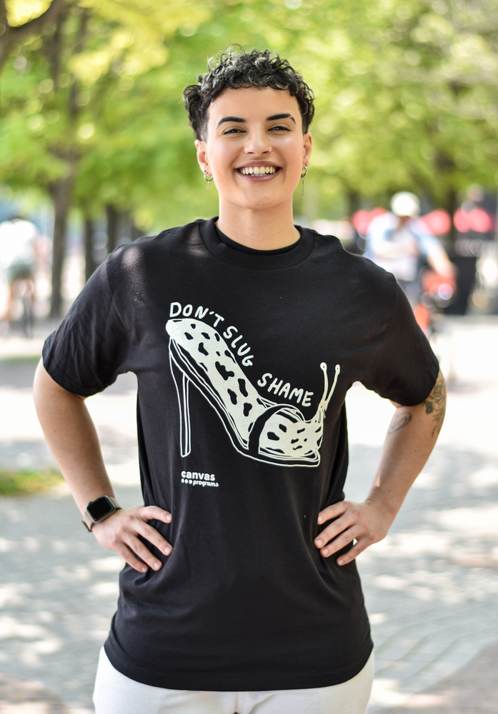Canvas Don't Slug Shame T Shirt